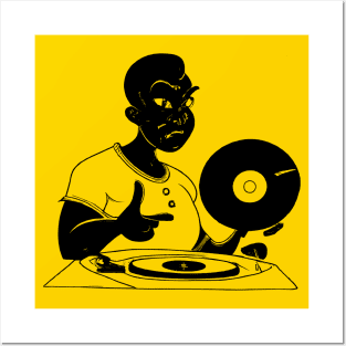 70s Retro Reggae Jamaican DJ Posters and Art